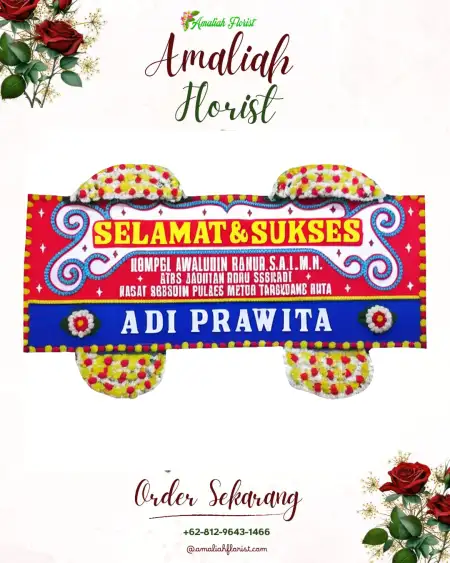 Papan Bunga Ucapan Selamat Jepalo